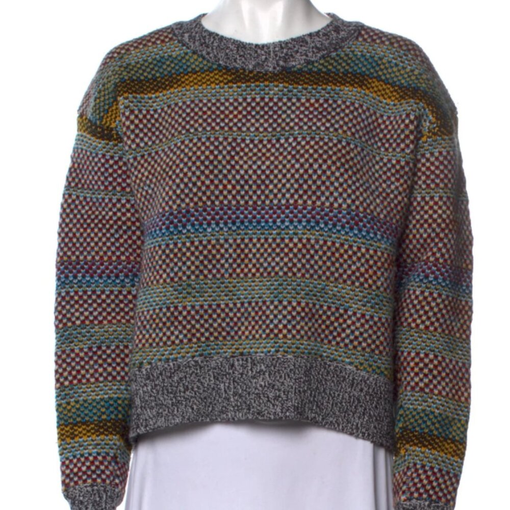 Rag & Bone Printed Crew Neck Sweater